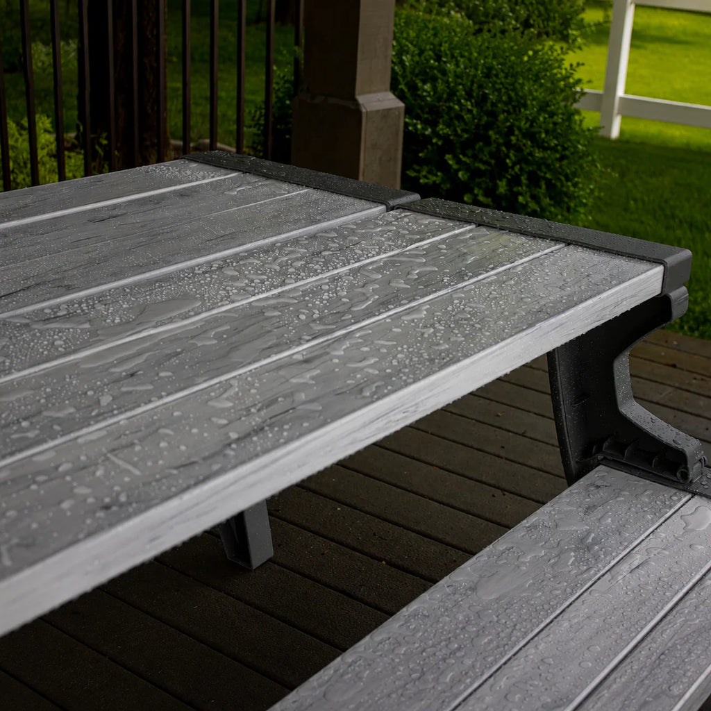Bench AND picnic table