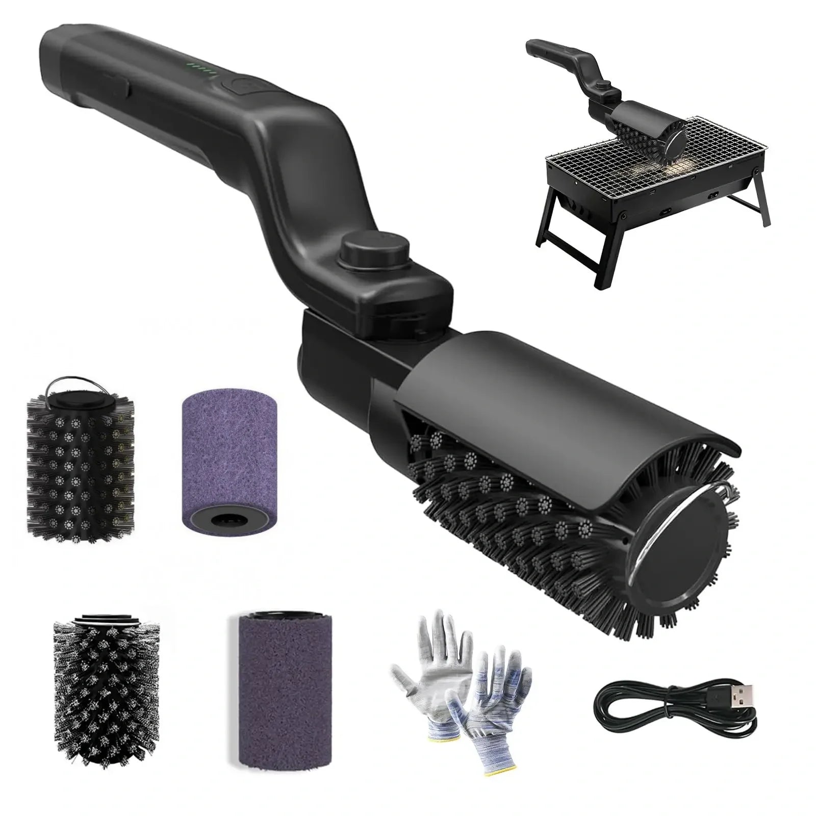 Upgraded Wireless Rechargeable Cleaning Brush