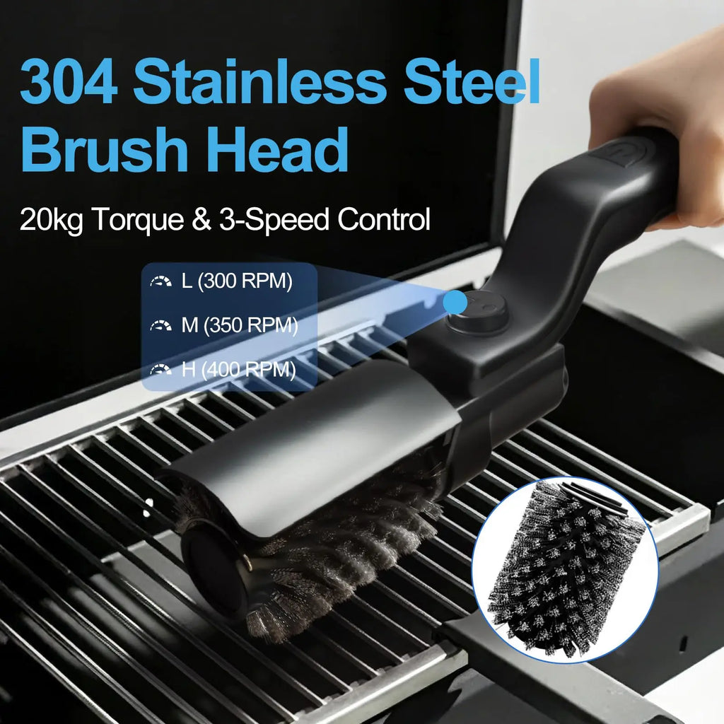 Upgraded Wireless Rechargeable Cleaning Brush