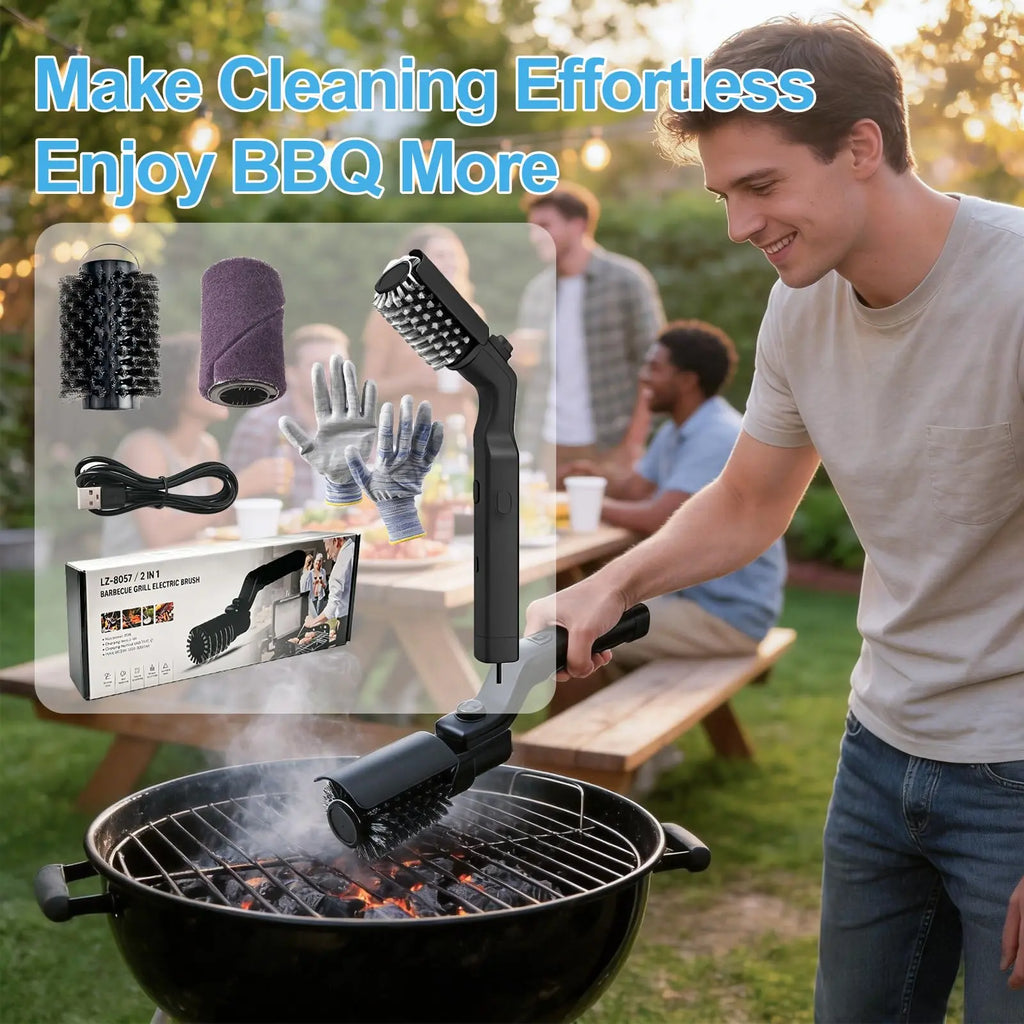 Upgraded Wireless Rechargeable Cleaning Brush