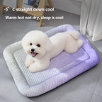 Pet Cooling Mat for Dogs & Cats 🐾  Naturally Cool Ice-Silk Pad • Breathable, Washable & Soft 🌿  For Floors, Sofas & Car Travel • Multiple Sizes • Gradient Colours ☀️🐶🐱
