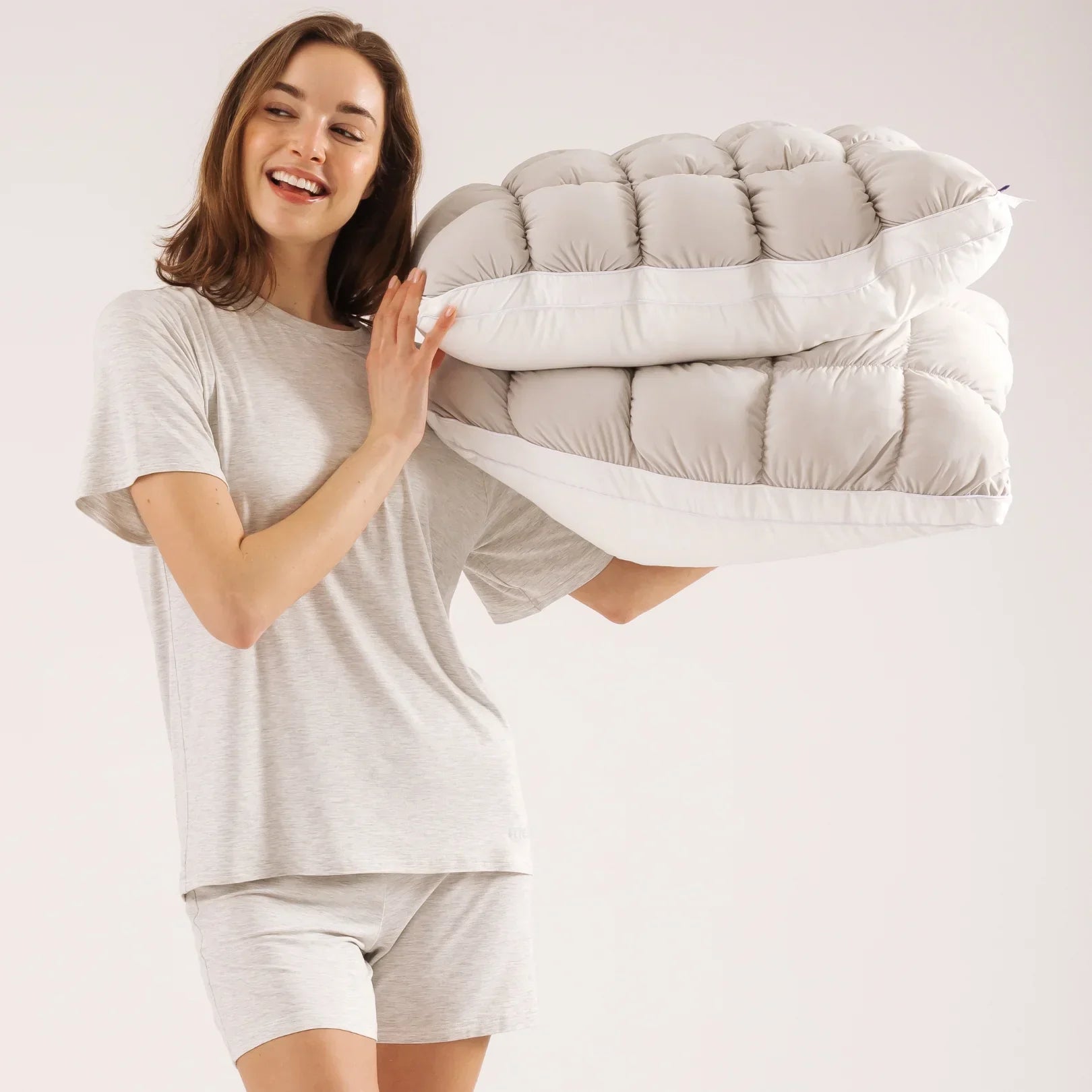 ☁️ Cooling Puff Pillow Set
