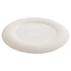 GOSEUNG Matte Pebble-Edge Porcelain Plate — Textured Minimalist Dining Collection
