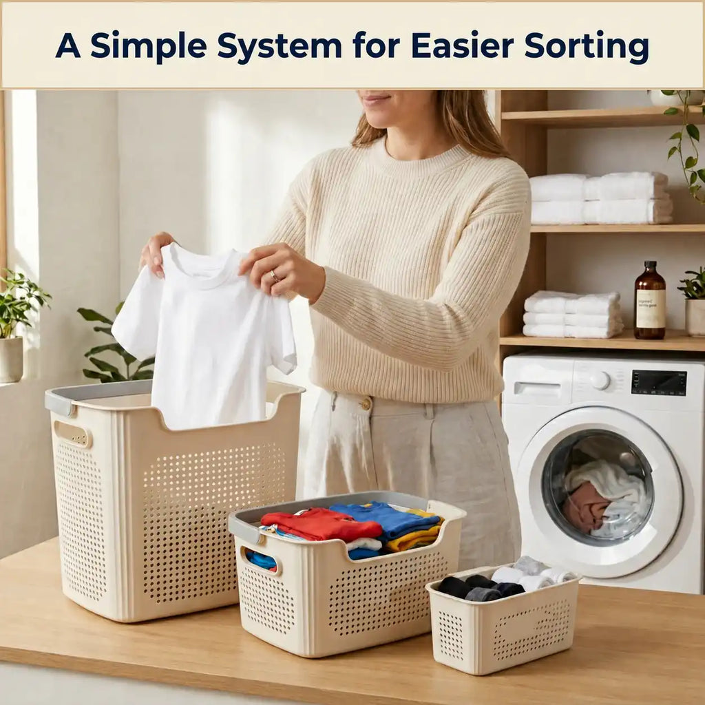 4-Piece Laundry & Storage Basket System